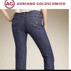 AG ADRIANO GOLDSCHMIED 24R the elite blue stretch straits ankle Jean's